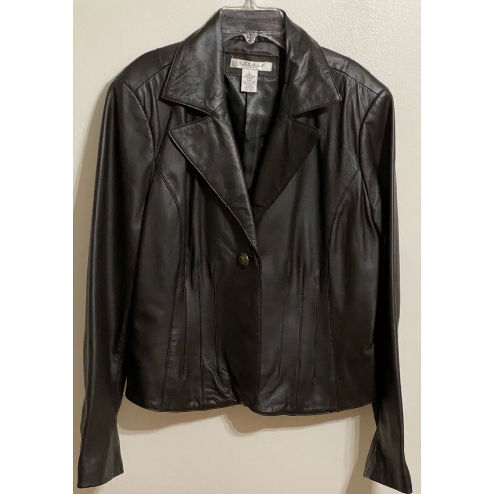 Studio JPR Brown Lamb Leather Jacket Size L